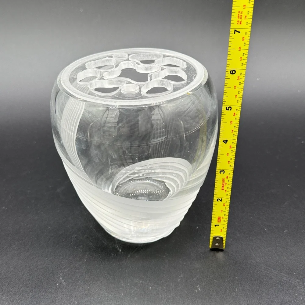 Lenox Crystal 120th Anniversary Windswept Vase 5 3/4